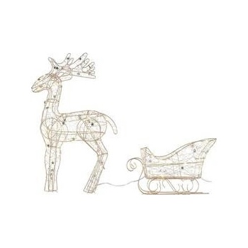 Emos DCFC28 50 LED sobie záprahov 47 cm 3x AA vnútorné teplá biela