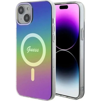 GUESS IML Iridescent MagSafe калъф за iPhone 15 Plus / 14 Plus 6.7" - многоцветен (3666339154653)