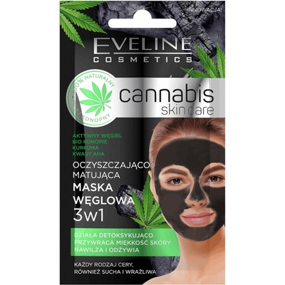 Eveline Cosmetics Cannabis Pleťová maska 7 ml