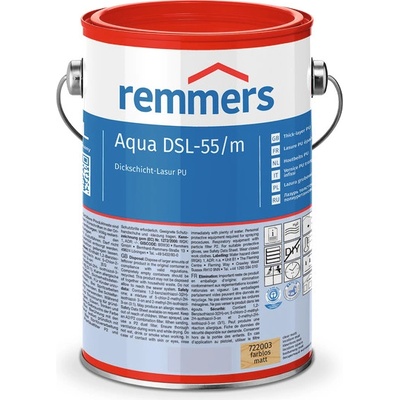 Remmers Aqua DSL-55 Dickschicht Lasur PU 2,5 l Eiche hell