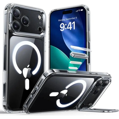 ESR Classic Hybrid Kickstand MagSafe калъф за iPhone 17 Pro Max - прозрачен (4894240283264)