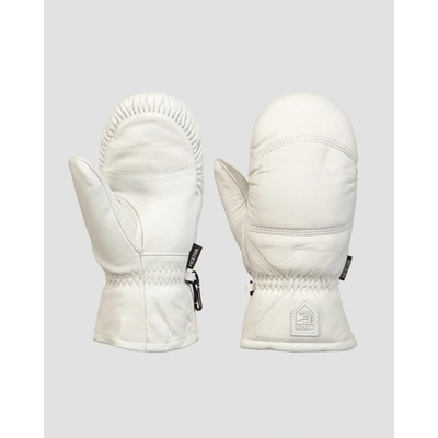Hestra Leather Box mitt 6 Offwhite