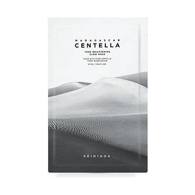 Skin1004 Madagascar Centella Tone Brightening Glow Mask - Изсветляваща маска за лице с лист за сияен тен - 1бр/25мл