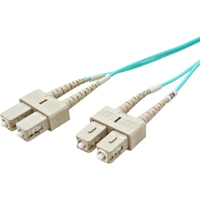 EFB O0314.15 Optický patch, LC - SC 50/125 (multimode), 2mm, duplex, OM3, 15m