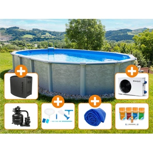 Steinbach Grande Pool Set Oval 549 x 366 x 135 cm - Пълен комплект Medium - 1 компл (011772)