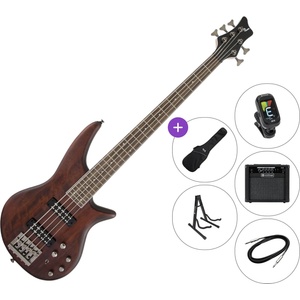 Jackson JS Series Spectra Bass JS3V LF Premium SET Walnut Stain 5-струнна бас китара