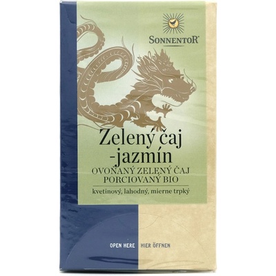 Sonnentor Zelený čaj jasmín porciovaný bio 20 g