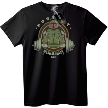 NOONEBRAND Тениска за фитнес Boba Fett Mandalorian - 2XL, Black