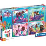 Clementoni Детски пъзел Clementoni 4 в 1 - Ариел (21533) - baby