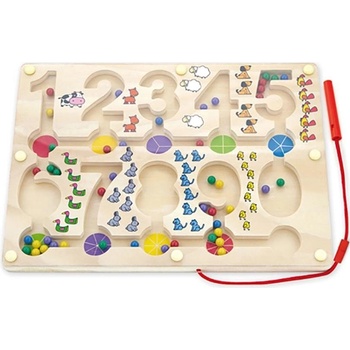 Viga magnetický labyrint Číslice