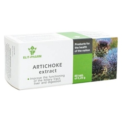ELIT PHARM Artičoka extrakt 80 tabliet