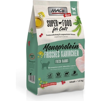Mac's Cat Adult Monoproteínový KRÁLIK 1,5 kg