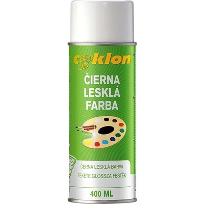Cyklon spray 400 ml čierny lesk