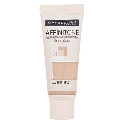 Maybelline Affinitone Make-up make-up 24 golden beige 30 ml – Zbozi.Blesk.cz