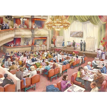 Image 1 of Falcon - Puzzle Bingo Hall - 1 000 piese