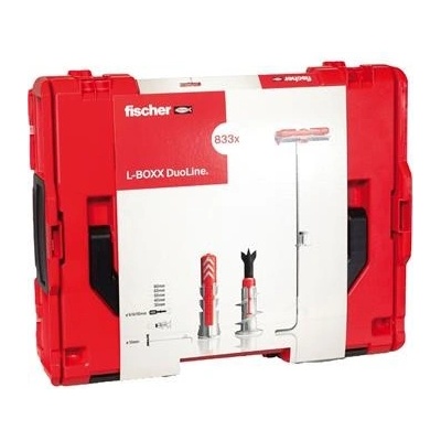 FISCHER L-BOXX DuoLine - naplněno 833 hmoždinkami