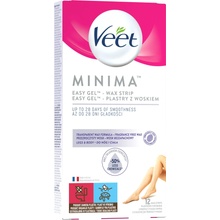 Veet Hypoalergenní voskové pásky na nohy Minima 12 ks