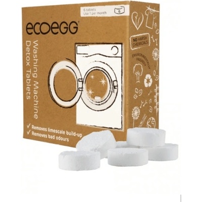 ECOEGG Ltd. Čistiace tablety do práčky Detox 6 ks