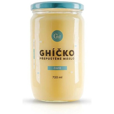 České ghíčko BIO Přepuštěné máslo ghí 720 ml
