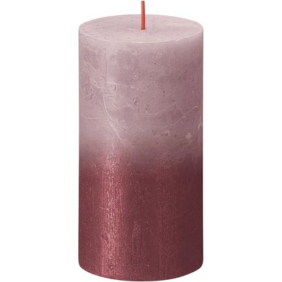 Bolsius Rustic Sunset 6,8 x 13 cm Ash Rose / Red
