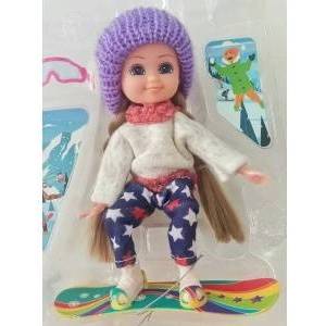 Mádara AST. NINI DOLL, winter sports, 20x13 cm, kart