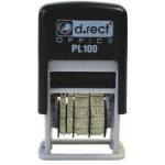 D. Rect Date stamp PL100 black D. RECT