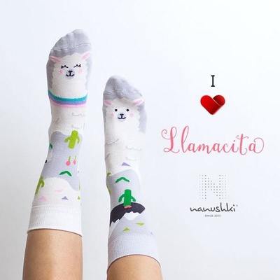 Nanushki Veselé ponožky Llamacita