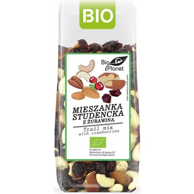 BIO PLANET ŠTUDENTSKÁ ZMES S BRUSNICAMI BIO 150 g
