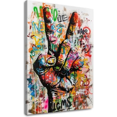 Obraz Peace Hand | Talianske plátno - 40x50 cm