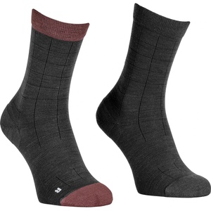 Ortovox Дамски чорапи за колоездене Ortovox Women's MTB Mid Light Sock Cycling socks - Black Raven - размер 35-38 (EU) (207-1398-0111)