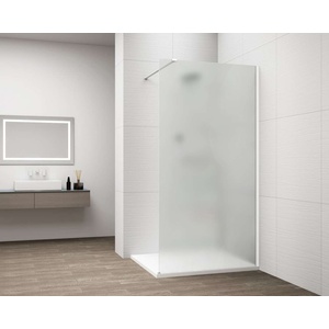 POLYSAN Esca - Душ кабина Walk-In 120x210 см, Antidrop, матирано стъкло/бяло ES1112-03 (ES1112-03)