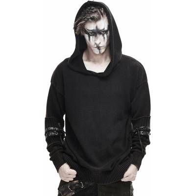 Devil fashion мъжки пуловер DEVIL FASHION - Jigsaw Feeling пънк - SR009-a