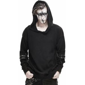 Devil fashion мъжки пуловер DEVIL FASHION - Jigsaw Feeling пънк - SR009-a
