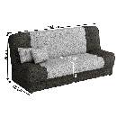 Image 1 of Разтегателен диван Asia 194 cm светло кафяв