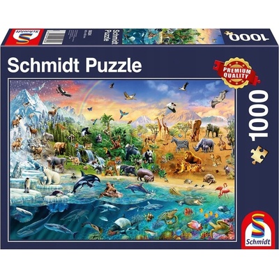 Schmidt Království zvířat 1000 dílků