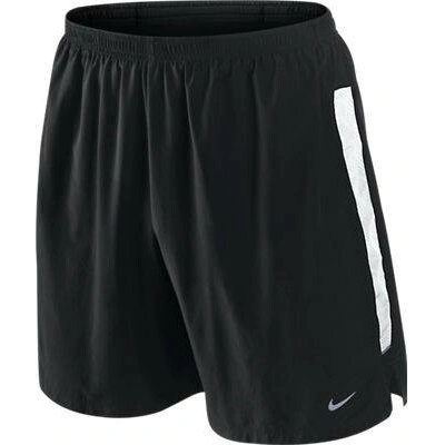 Nike 7 running běžecké kraťasy černo/bílé