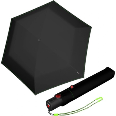 Knirps U.200 Neon elegantný dámsky plne automatický dáždnik černý