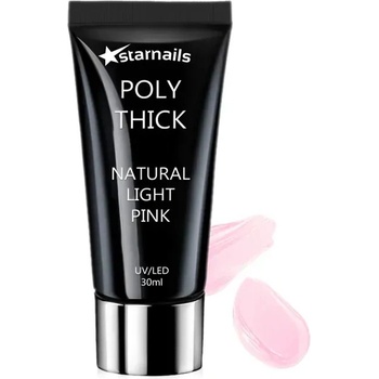 Starnails Polygel v tube Poly Thick Natural Light Pink 30 ml