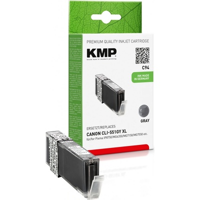 KMP Canon CLI-551XLGY - kompatibilní