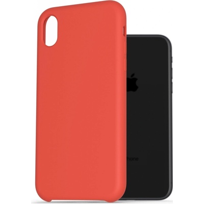 AlzaGuard Premium Liquid Silicone Case iPhone Xr červené