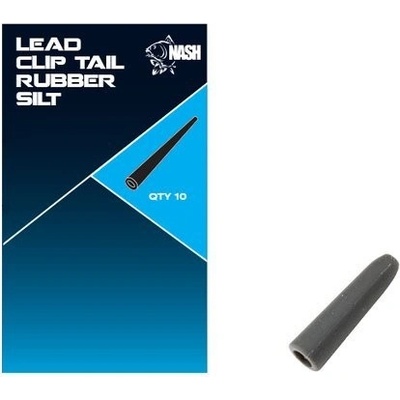 Kevin Nash Převlek na závěsku Lead Clip Tail Rubbers Silt 10ks