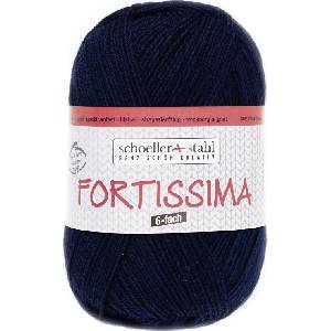 Schoeller + Stahl Fortisima 6-fach 90006-6040 Night Blue Плетива прежда (90006-6040)