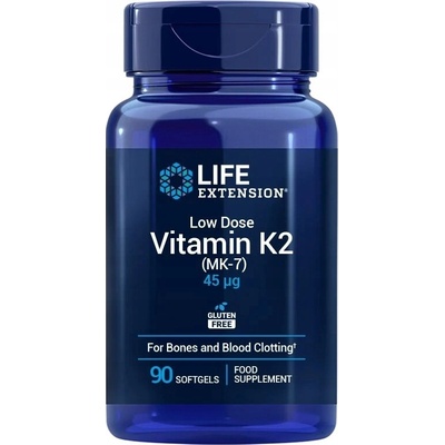 Life Extension Low Dose Vitamin K2 Slaný karamel 90 kapslí