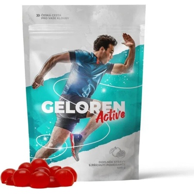 Contipro Geloren Active s príchuťou pomaranča, 400 g, 90 želé