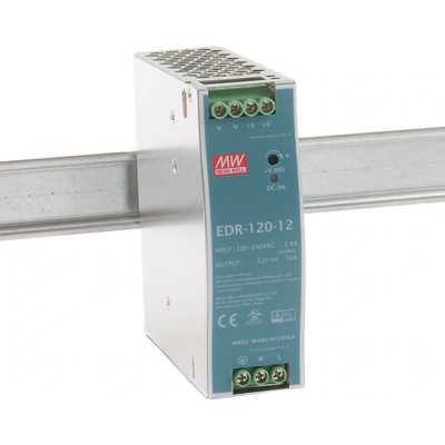 Napájecí zdroj na DIN lištu MEAN WELL EDR-120-12 120W 12V 10A