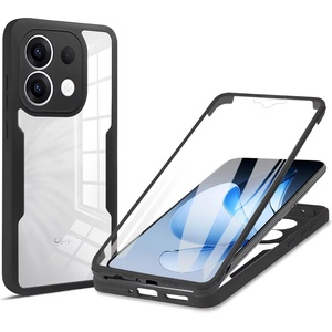 Techsuit Калъф за Oppo Reno13 - ColorVerse 360 Series + Screen Protector - Черен