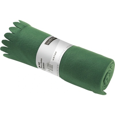 James & Nicholson Deka JN 957 s třásněmi, fleecová COT02095702899-dark green Zelená tmavá UNI