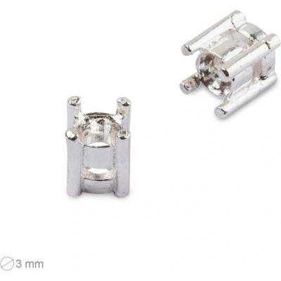 Krapnička kulatá ø3mm stříbrná - 1 ks