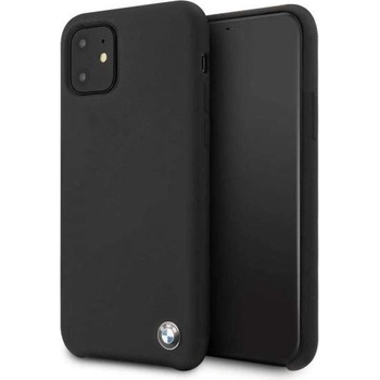 BMW Signature Silicone Hard Case - твърд силиконов кейс за iPhone 11 (черен)