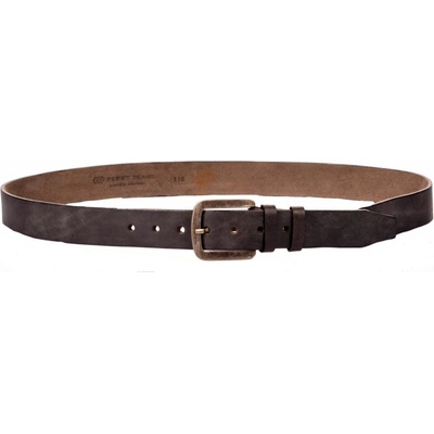 Penny Belts pánský kožený pásek 517-65 šedo černý